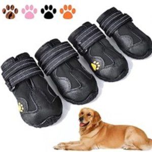 Black XSY & G Waterproof Dog Booties Size 3